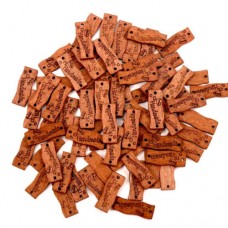 Etichete lemn Handmade cu inimioare 30bc 