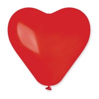 Baloane forma de inima rosie 10bc