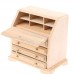 Comoda stil secretaire 1:12 lemn natural