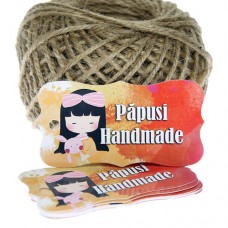 Etichete "Papusi Handmade" 42 buc