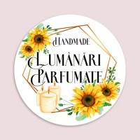 Etichete adezive  Lumanari parfumate  49mm 50bc