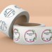 Set 75 etichete adezive florale pentru artizani cu 3 modele Set 75 etichete adezive florale pentru artizani cu 3 modele