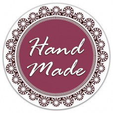 Etichete autocolante HandMade vintage model dantela