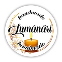 Etichete adezive  Lumânări handmade  49mm 50bc