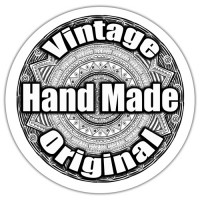 Etichete adezive  "handmade vintage original" 50 buc