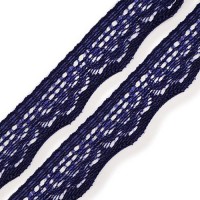 Dantela elastica albastra 20mm 13.5m