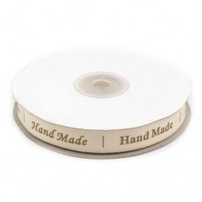 Rola 25m Panglica Handmade bumbac 15mm Rola 25m Panglica Handmade bumbac 15mm