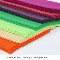 Fetru A4 1mm grosime ROZ
