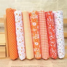 Set materiale textile pentru patchwork, 7buc 25x25cm B