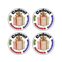 Set 50 etichete adezive Cadou Gift