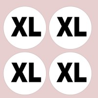 Etichete adezive cu marimea  XL 108bc