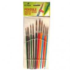 Set 12 pensule par capra pentru desen