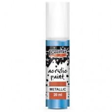 Vopsea acrilica metalizata ALBASTRU 20ml Vopsea acrilica metalizata ALBASTRU 20ml
