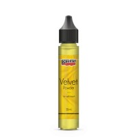 Praf efect catifea Pentart 30ml GALBEN