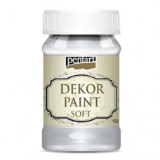 Vopsea decorativa soft 100ml ALB MURDAR Vopsea decorativa soft 100ml ALB MURDAR