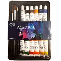 Set vopsele acuarelă Nassau Fine Art - 16 piese